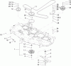 Toro 74806 (ZX525) - TimeCutter ZX525 Riding Mower, 2005 (250000001-250999999) Listas de piezas de repuesto y dibujos 52IN DECK BELT DRIVE ASSEMBLY
