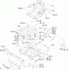 Toro 74806 (ZX525) - TimeCutter ZX525 Riding Mower, 2005 (250000001-250999999) Pièces détachées MAIN FRAME AND SEAT ASSEMBLY