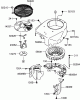 Toro 74806 (ZX525) - TimeCutter ZX525 Riding Mower, 2006 (260000001-260999999) Listas de piezas de repuesto y dibujos COOLING EQUIPMENT ASSEMBLY KAWASAKI FH580V-CS13-R