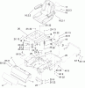 Toro 74806 (ZX525) - TimeCutter ZX525 Riding Mower, 2007 (270000001-270999999) Listas de piezas de repuesto y dibujos MAIN FRAME ASSEMBLY