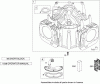 Toro 74812 (Z4800) - TITAN Z4800 Zero-Turn-Radius Riding Mower, 2007 (270000001-270999999) Listas de piezas de repuesto y dibujos CYLINDER ASSEMBLY BRIGGS AND STRATTON 44K777-0123-E1