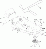 Toro 74812 (Z4800) - TITAN Z4800 Zero-Turn-Radius Riding Mower, 2008 (280000001-280999999) Listas de piezas de repuesto y dibujos 48 INCH DECK AND DISCHARGE ASSEMBLY