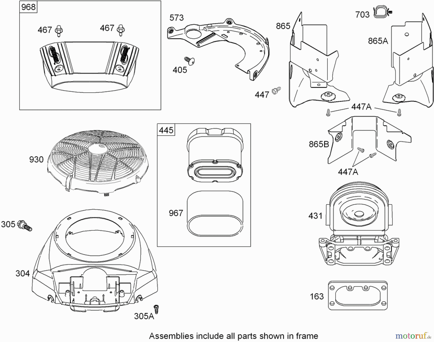Toro Neu Mowers, Zero-Turn 74812 (Z4800) - Toro TITAN Z4800 Zero-Turn-Radius Riding Mower, 2008 (280000001-280999999) AIR CLEANER ASSEMBLY BRIGGS AND STRATTON 44K777-0125-G1