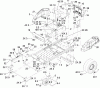 Toro 74816 (Z4800) - TITAN Z4800 Zero-Turn-Radius Riding Mower, 2008 (280000001-280999999) Listas de piezas de repuesto y dibujos FRAME ASSEMBLY