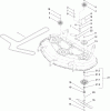 Toro 74820 (ZX5000) - TITAN ZX5000 Zero-Turn-Radius Riding Mower, 2010 (310000001-310999999) Listas de piezas de repuesto y dibujos 50 INCH DECK SPINDLE AND BLADE ASSEMBLY