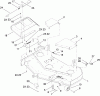 Toro 74822 (ZX5400) - TITAN ZX5400 Zero-Turn-Radius Riding Mower, 2009 (290000001-290999999) Listas de piezas de repuesto y dibujos 54 INCH DECK ASSEMBLY