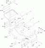 Toro 74830 (ZX4800) - TITAN ZX4800 Zero-Turn-Radius Riding Mower, 2010 (310000001-310999999) Listas de piezas de repuesto y dibujos 48 INCH DECK ASSEMBLY