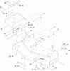 Toro 74832 (ZX5450) - TITAN ZX5450 Zero-Turn-Radius Riding Mower, 2010 (310000001-310999999) Spareparts 54 INCH DECK ASSEMBLY