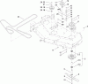 Toro 74832 (ZX5450) - TITAN ZX5450 Zero-Turn-Radius Riding Mower, 2010 (310000001-310999999) Listas de piezas de repuesto y dibujos 54 INCH DECK SPINDLE AND BLADE ASSEMBLY