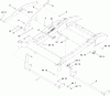 Toro 74832 (ZX5450) - TITAN ZX5450 Zero-Turn-Radius Riding Mower, 2010 (310000001-310999999) Listas de piezas de repuesto y dibujos DECK LIFT ASSEMBLY