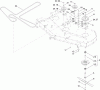 Toro 74833 (ZX6030) - TITAN ZX6030 Zero-Turn-Radius Riding Mower, 2010 (310000001-310999999) Listas de piezas de repuesto y dibujos 60 INCH DECK SPINDLE AND BELT ASSEMBLY