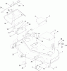 Toro 74842 (ZX5420) - TITAN ZX5420 Zero-Turn-Radius Riding Mower, 2011 (311000001-311999999) Spareparts 54 INCH DECK ASSEMBLY