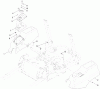 Toro 74842 (ZX5420) - TITAN ZX5420 Zero-Turn-Radius Riding Mower, 2012 (SN 312000001-312999999) Listas de piezas de repuesto y dibujos CONTROL PANEL AND BODY STYLING POD ASSEMBLY