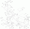 Toro 74843 (ZX6020) - TITAN ZX6020 Zero-Turn-Radius Riding Mower, 2012 (SN 312000001-312999999) Listas de piezas de repuesto y dibujos 60 INCH DECK AND COVER ASSEMBLY