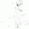 Toro 74843 (ZX6020) - TITAN ZX6020 Zero-Turn-Radius Riding Mower, 2012 (SN 312000001-312999999) Listas de piezas de repuesto y dibujos ENGINE AND CLUTCH ASSEMBLY
