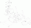 Toro 74845 (ZX4820) - TITAN ZX4820 Zero-Turn-Radius Riding Mower, 2011 (SN 311000001-311999999) Listas de piezas de repuesto y dibujos CONTROL PANEL AND BODY STYLING POD ASSEMBLY