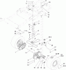 Toro 74871 (MX4880) - TITAN MX4880 Zero-Turn-Radius Riding Mower, 2012 (SN 312000001-312999999) Listas de piezas de repuesto y dibujos TRACTION DRIVE ASSEMBLY