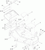 Toro 74912 (ZX4800) - TITAN ZX4800 Zero-Turn-Radius Riding Mower, 2010 (310000001-310999999) Listas de piezas de repuesto y dibujos 48 INCH DECK ASSEMBLY