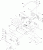 Toro 74920 (ZX4820) - TITAN ZX4820 Zero-Turn-Radius Riding Mower, 2011 (311000001-311999999) Listas de piezas de repuesto y dibujos MAIN FRAME ASSEMBLY