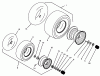 Toro Y1-16OE04 (616-Z) - 616-Z Tractor, 1992 (2000001-2999999) Listas de piezas de repuesto y dibujos WHEELS & TIRES ASSEMBLY