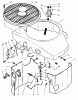 Toro Y1-16OEE4 (616-Z) - 616-Z Tractor, 1992 (2000001-2999999) Listas de piezas de repuesto y dibujos COVERS, FUEL PUMP, COIL, REGULATOR & GOVERNOR LINKAGE ASSEMBLY