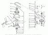 Toro Y1-16OEE4 (616-Z) - 616-Z Tractor, 1992 (2000001-2999999) Listas de piezas de repuesto y dibujos PTO ELECTRIC CLUTCH & DRIVE ASSEMBLY