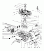Toro Y1-16OEE4 (616-Z) - 616-Z Tractor, 1992 (2000001-2999999) Listas de piezas de repuesto y dibujos TRANSMISSION ASSEMBLY EATON MODEL 781-016 #1