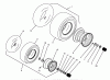 Toro Y1-16OEE4 (616-Z) - 616-Z Tractor, 1992 (2000001-2999999) Listas de piezas de repuesto y dibujos WHEELS & TIRES ASSEMBLY