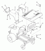 Toro Z1-18KE02 (718-Z) - 718-Z Tractor, 1987 Listas de piezas de repuesto y dibujos FENDERS AND COVERS
