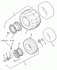Toro Z1-24OE03 (724-Z) - 724-Z Tractor, 1990 Ersatzteile WHEELS AND TIRES