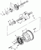 Toro Z1-24OE04 (724-Z) - 724-Z Tractor, 1991 (1000001-1999999) Listas de piezas de repuesto y dibujos CRANKSHAFT, CAMSHAFT & FLYWHEEL