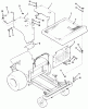 Toro Z1-24OE04 (724-Z) - 724-Z Tractor, 1991 (1000001-1999999) Listas de piezas de repuesto y dibujos FENDERS AND COVERS