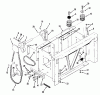 Toro Z1-24OE05 (724-Z) - 724-Z Tractor, 1992 (2000001-2999999) Ersatzteile TRANSMISSION DRIVE FRAME