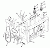 Toro Z1-24OE05 (724-Z) - 724-Z Tractor, 1992 (2000001-2999999) Listas de piezas de repuesto y dibujos TRANSMISSION DRIVE FRAME
