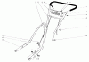 Toro 31302 - Snowhound, 1972 (2000001-2999999) Ersatzteile HANDLE ASSEMBLY