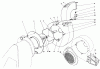 Toro 62923 - 5 hp Lawn Vacuum, 1992 (2000001-2999999) Listas de piezas de repuesto y dibujos BLOWER ASSEMBLY (MODEL 62912 & 62923)