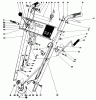 Toro 38056 (521) - 521 Snowthrower, 1984 (4000001-4999999) Ersatzteile HANDLE ASSEMBLY
