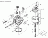 Toro 38084 (824XL) - 824XL Power Throw Snowthrower, 1997 (7900001-7999999) Listas de piezas de repuesto y dibujos CARBURETOR TECUMSEH NO. 632334A