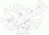 Toro 38084 (824XL) - 824XL Power Throw Snowthrower, 1997 (7900001-7999999) Listas de piezas de repuesto y dibujos LOWER TRACTION ASSEMBLY