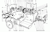 Toro 38090 (1132) - 1132 Snowthrower, 1984 (4000001-4999999) Ersatzteile TRACTION ASSEMBLY