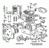 Toro 38095 (1132) - 1132 Snowthrower, 1984 (4000001-4999999) Ersatzteile ENGINE BRIGGS & STRATTON MODEL NO. 252416-0677-01 #1