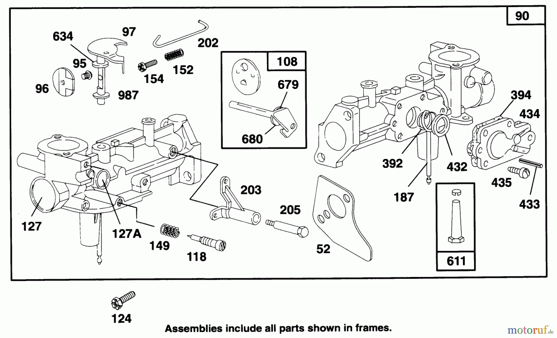  Toro Neu Blowers/Vacuums/Chippers/Shredders 62924 - Toro 5 hp Lawn Vacuum, 1995 (5900001-5999999) ENGINE BRIGGS & STRATTONMODEL 135202-0263-01 #3