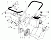 Toro 38100 (S-140) - S-140 Snowthrower, 1979 (9000001-9999999) Ersatzteile UPPER MAIN FRAME