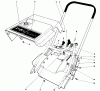 Toro 38120 (S-200) - S-200 Snowthrower, 1984 (4000001-4999999) Ersatzteile SHROUD & HANDLE ASSEMBLY