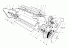 Toro 38165 (S-620) - S-620 Snowthrower, 1985 (5000001-5010000) Ersatzteile LOWER MAIN FRAME ASSEMBLY