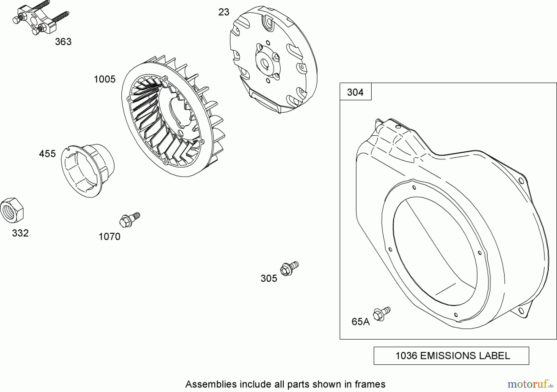  Toro Neu Blowers/Vacuums/Chippers/Shredders 62925 - Toro 206cc OHV Vacuum Blower, 2007 (270000001-270999999) BLOWER HOUSING ASSEMBLY BRIGGS AND STRATTON 126302-0210-B1