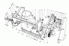 Toro 38180 - CCR 2000 Snowthrower, 1986 (6000001-6999999) Ersatzteile HOUSING ASSEMBLY