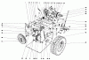 Toro 38240 (421) - 421 Snowthrower, 1979 (9000001-9999999) Ersatzteile TRACTION ASSEMBLY