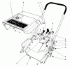 Toro 38242 (S-200) - S-200 Snowthrower, 1983 (3000001-3999999) Ersatzteile SHROUD & HANDLE ASSEMBLY