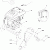 Toro 38273 - Powerlite Snowthrower, 2011 (311003001-311999999) Ersatzteile ENGINE AND MOUNTING ASSEMBLY